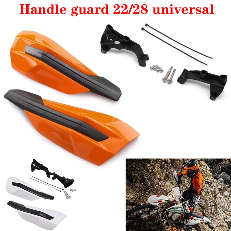 

Suitable for off-road motorcycle ATV modification, dual color windproof plastic handlebars, 22/28 handlebars, universal for KTM