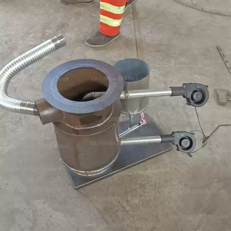 Hot Air Stove Double-layer Warm Air Waste Oil Vaporization Furnace Double-layer Heating and Warming Fast Waste Oilheatingfurnace