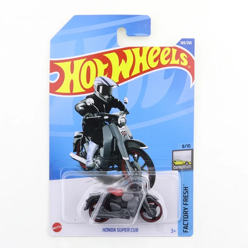 2022-169 Hot Wheels HONDA SUPER CUB Mini Alloy Coupe 1/64 Metal Diecast Model Car Kids Toys Gift