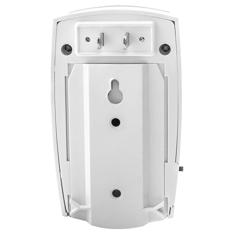 1 PCS Power Failure Alarm, 118 Db Loud Siren White Plastic With LED Light 110V To 220V, Off/On Alert, US Plug