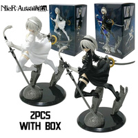 18CM NieR:Automata Yorha Type A2 PVC Anime Action Figures Model Collection Ornament Anime Cartoon Model Toy Gift