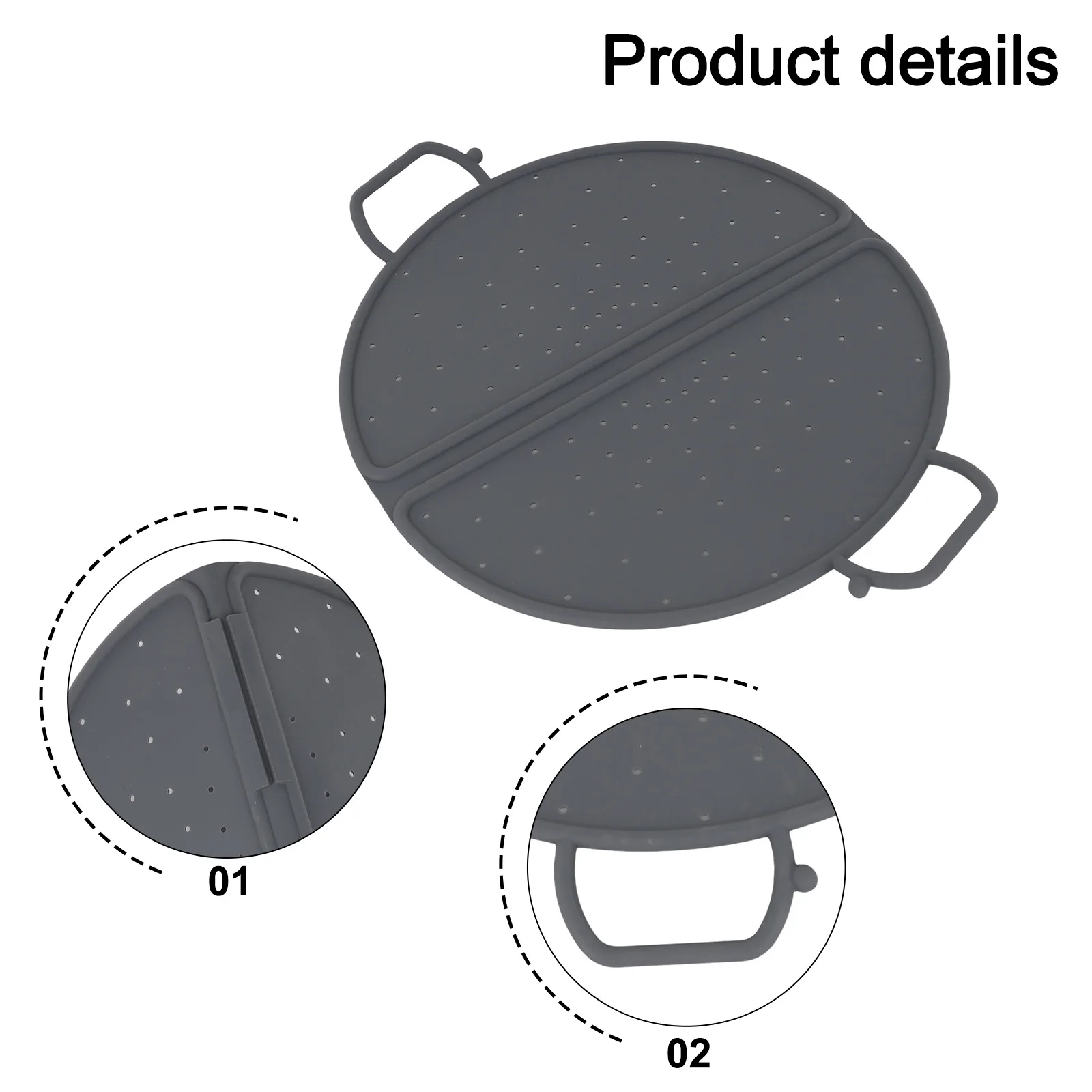 Heat-Insulated Rack Foldable Steaming Rack Sturdy for silicone Design for versatile Cooking Option Compact Storage Solution For