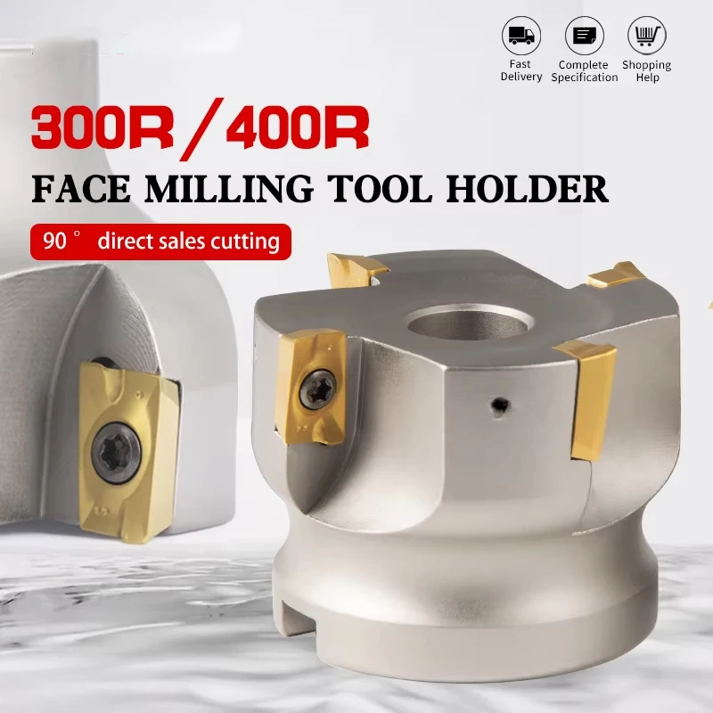 

BAP 300R 50-22-5T BAP 400R 40-22-3T BAP 400R 100-32-6T Flute Face End Mill Flat Cutter +10pcs APMT1604PDER Carbide Inserts