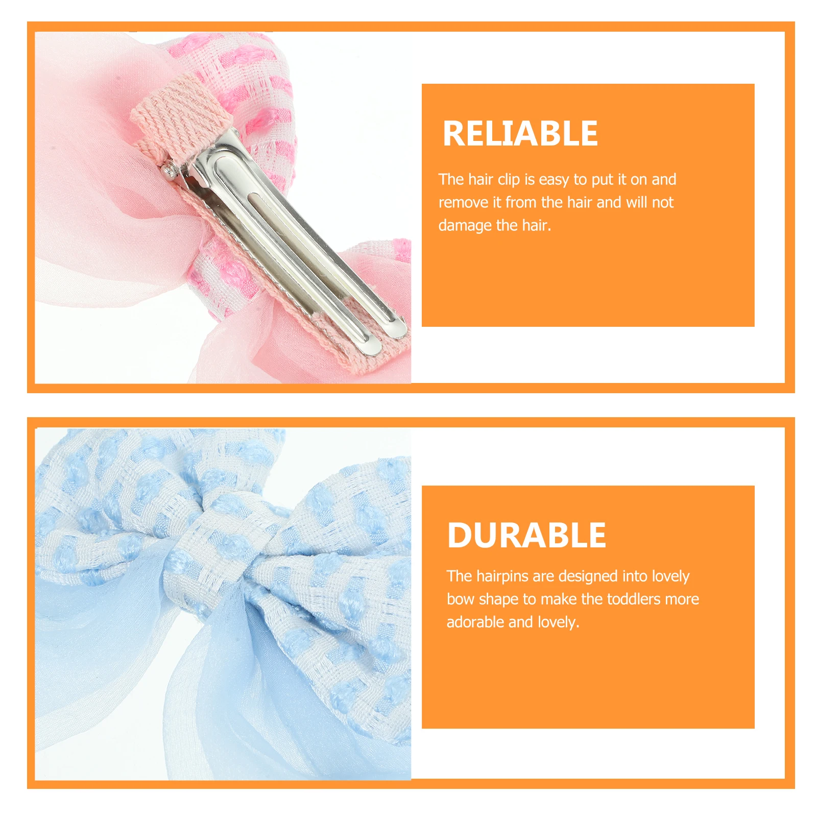 

5pcs Hairpins Bows Cute Baby Girl Clips Toddler Accessories Bright Colors Easy Use Christmas Gift for Girls Kids Hair Bows Bow