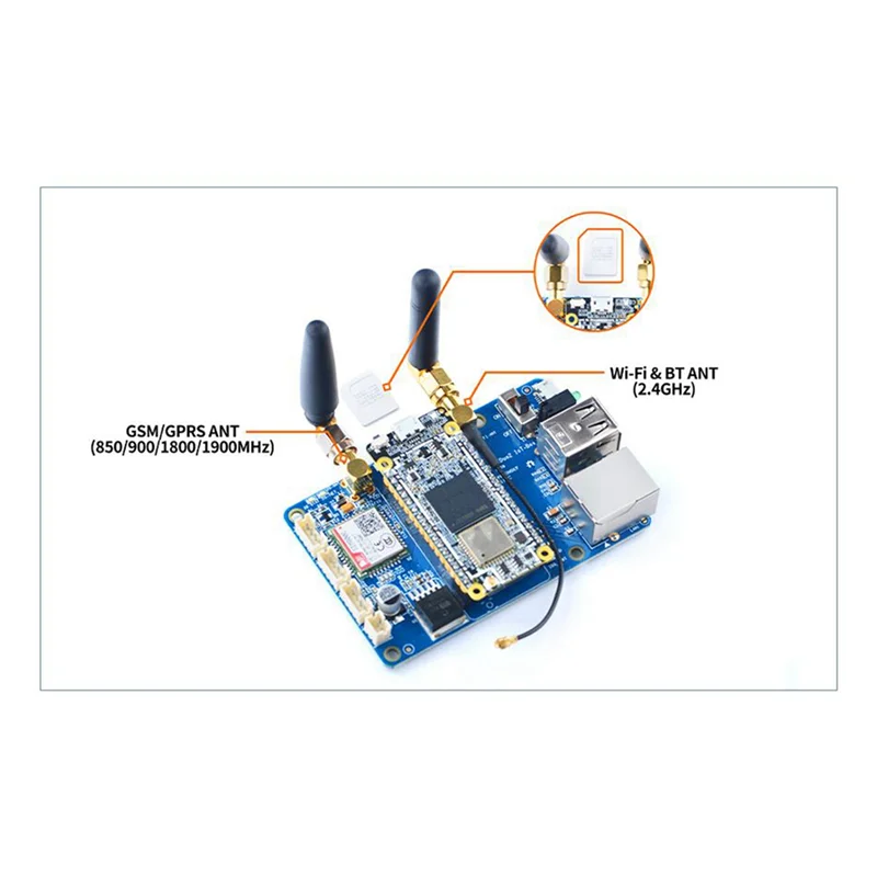 

Solid 2X For Nanopi Duo2 Allwinner H3 Cortex-A7 512MB DDR3 Memory BT4.0 Module Ubuntucore IOT Application Development Board