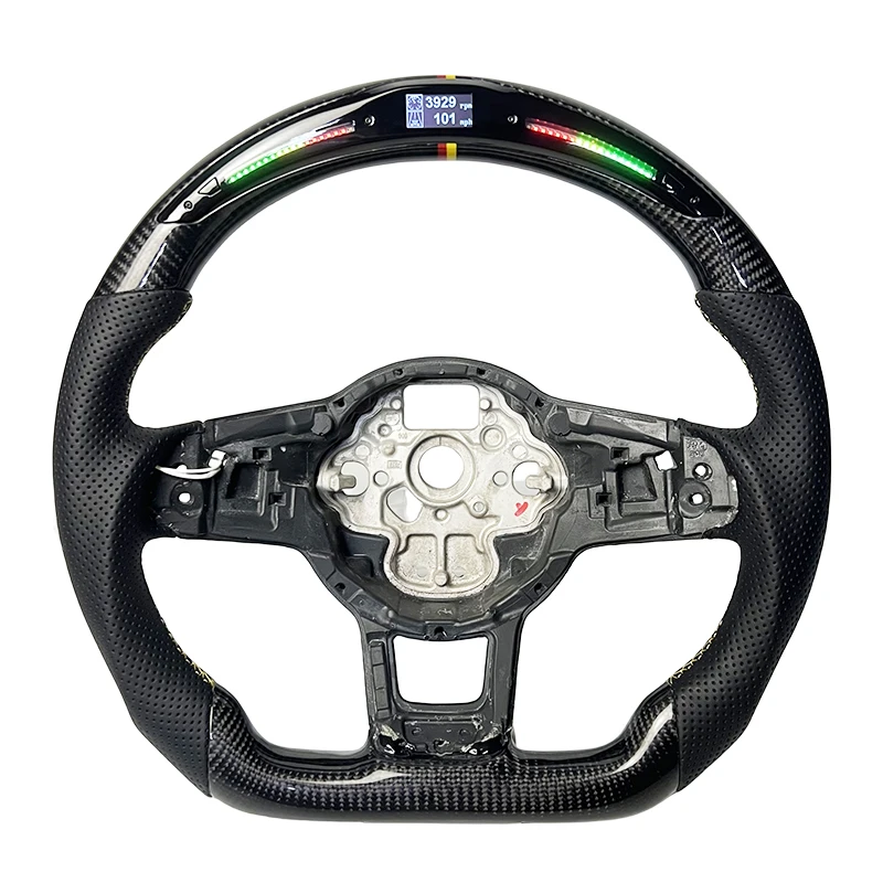 Customized Steering Wheel for  Golf Git MK7.5 7 Steering Wheel Polo Tiguan Jetta GTI R Carbon Fiber Steering Wheel