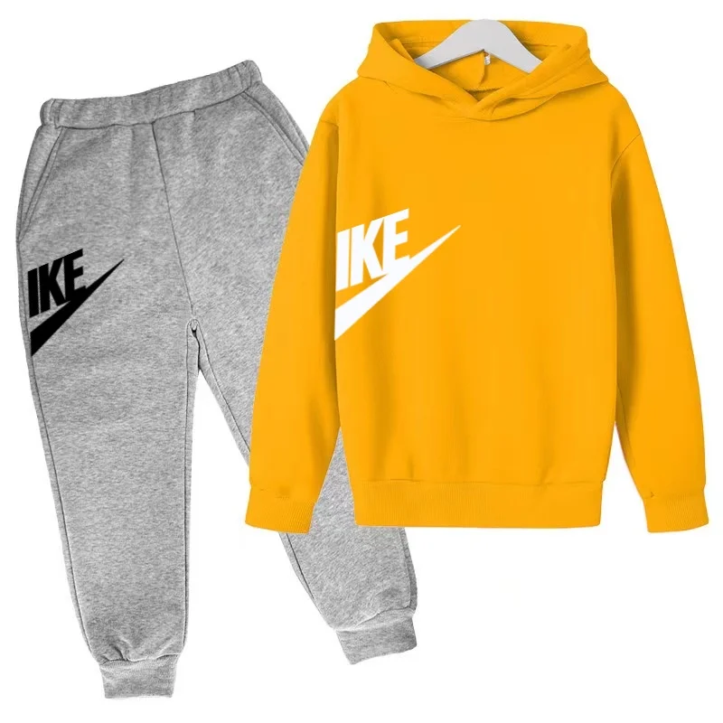 Zweiteiliges Hoodie-Set für Jungen und Mädchen im Alter von 2 bis 13 Jahren, Modische Anime-Kleidung, Lässige Hosen, Kinder-Kapuzenpullover – Detail 18