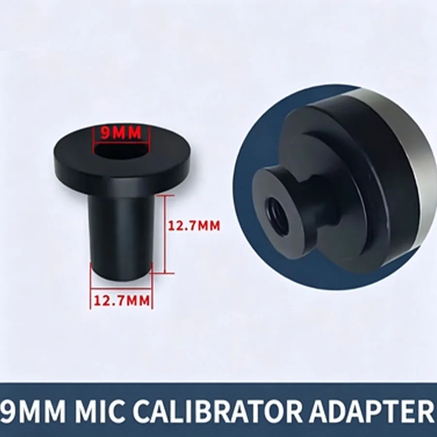 Acoustic Calibrator Matching Coupler Adapter Sound Level Meter Accessory For Measuring Microphone Calibration