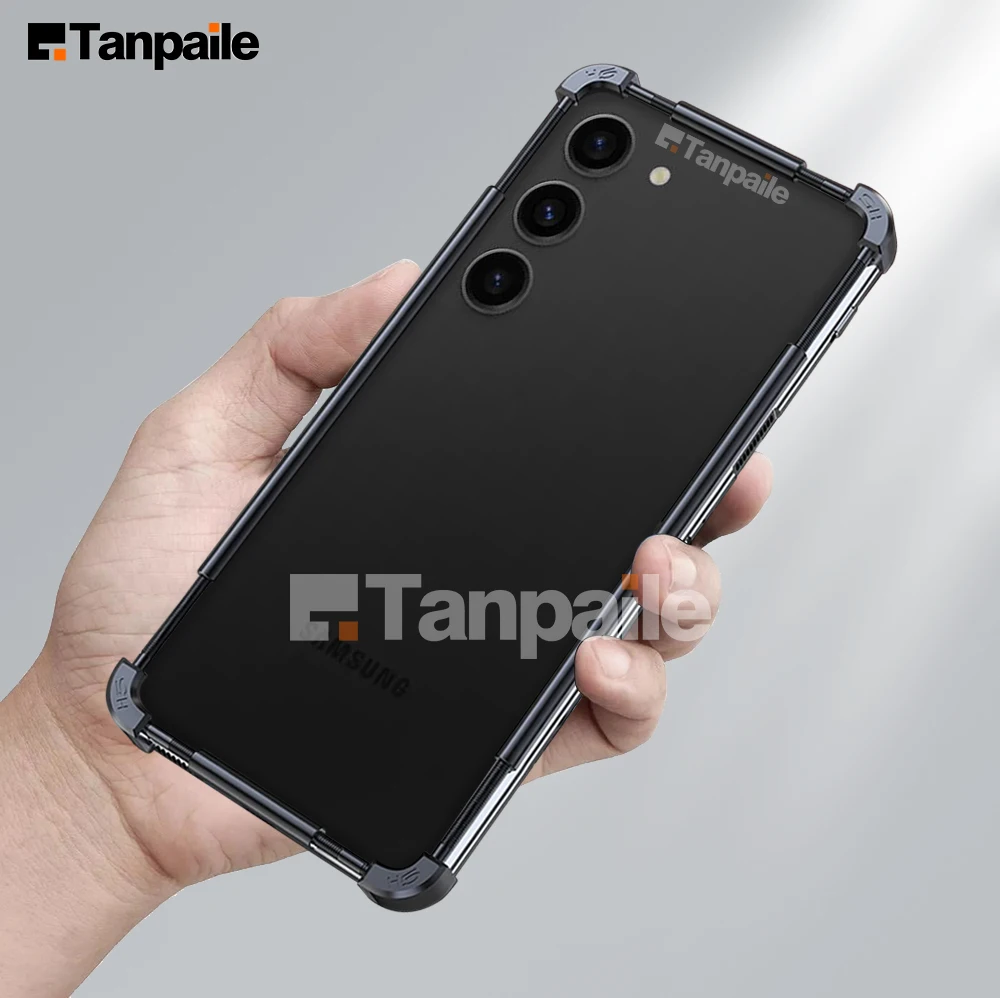 

Для Samsung S23 Ultra Plus A13 A14 A23 A33 A34 A53 A54 A73 S22 Note 10 20 lite Нержавеющий алюминиевый металлический корпус с защитой от падения