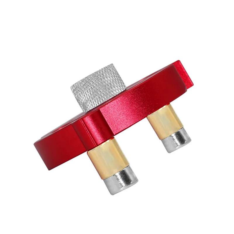 ABMO Kit di maschere per tasselli per la lavorazione del legno con boccola da 3-10 mm Lavorazione del legno Guida per trapano per giunzioni veloci Localizzatore Scriber autocentrante