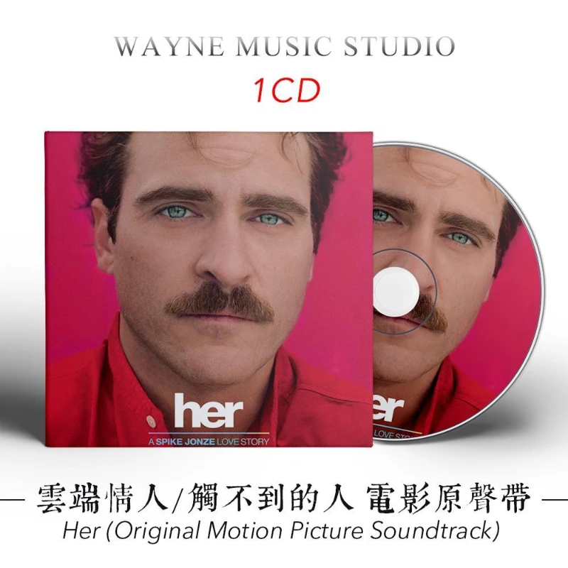 Movie Her Arcade Fire Music CD Greatest Hits OST Album The Moon Song Music Record Cosplay Walkman Car Soundtrack Box Party Music