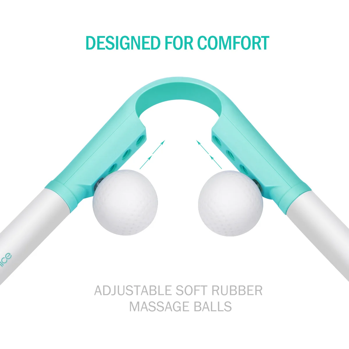 

Detachable Massager Manual Neck Easy to Use Massagers Self Muscle Compact and Shoulder Back Tool