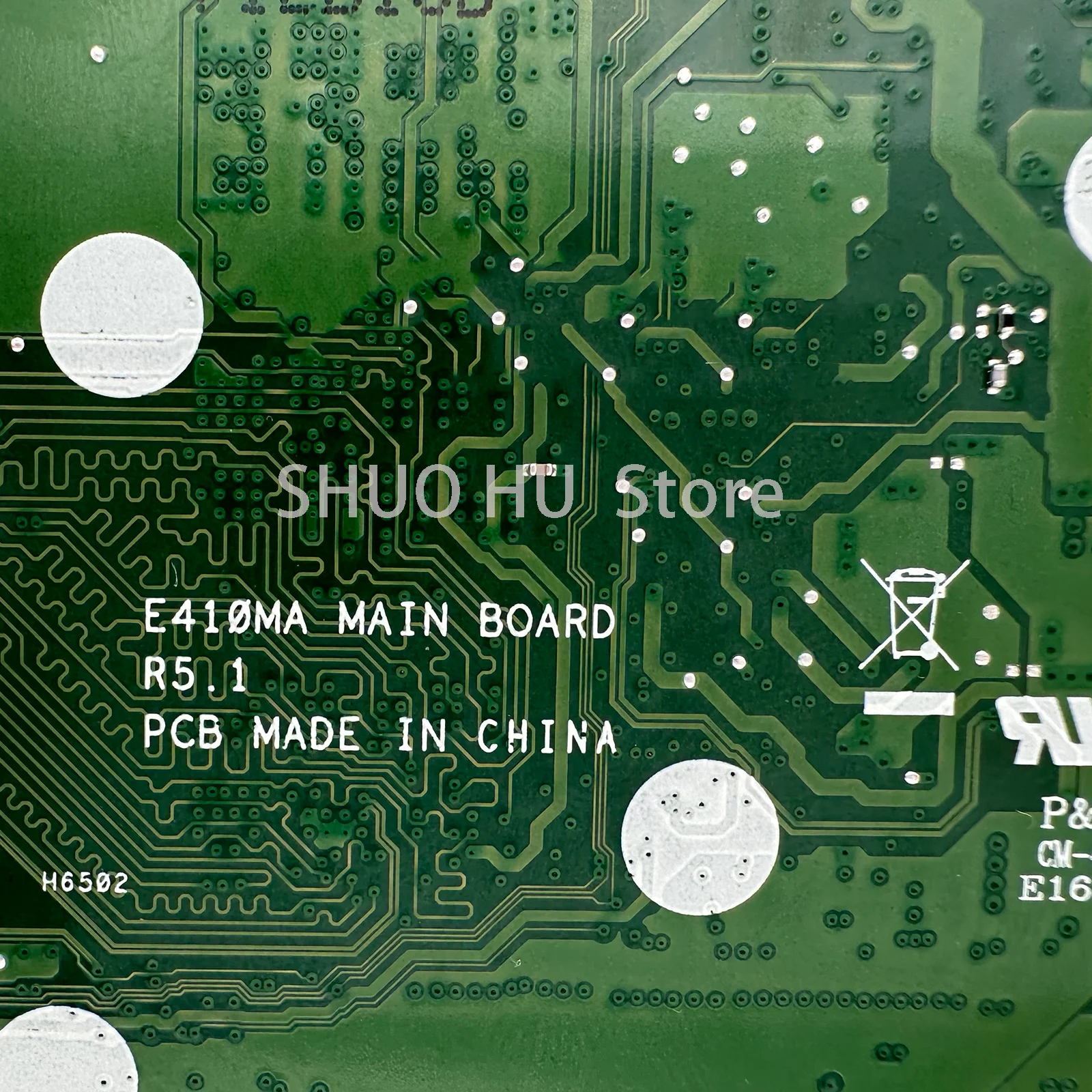 E410MA Mainboard For Asus Vivobook Go14 E410M E510M E510MA F414MA L510M Laptop Motherboard N4020 N4120 N5030 4GB/8GB 100% Test