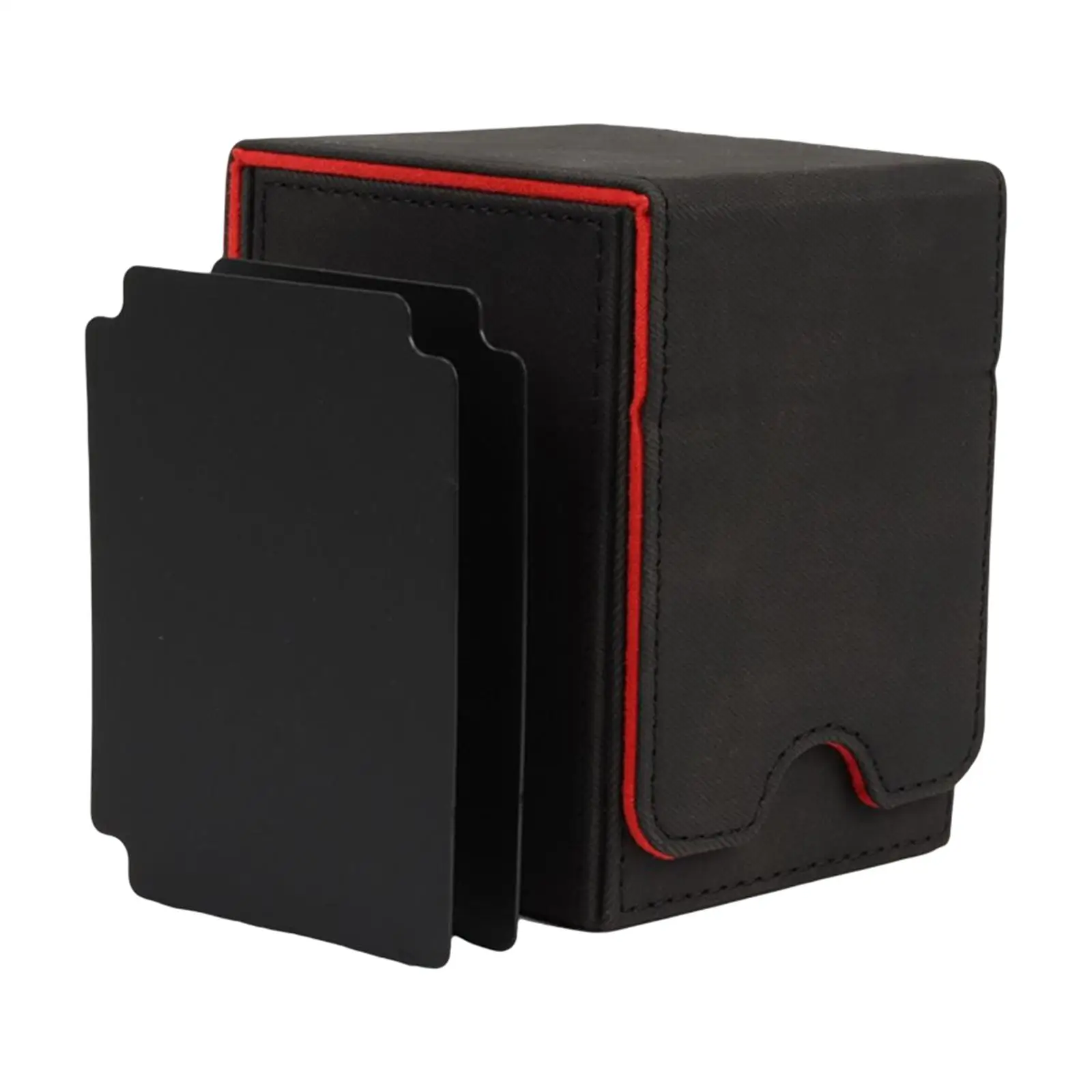 Trading Card Card Deck Case 100+ Sleeved Cards with Separator Card Organization Box for Game Card Business Cards Baseball Cards