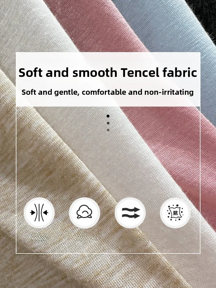 

Korean Sle Ice Silk ort Sve Knitted T-irt Women's Summer Low Ne Top Dyphoria Blue Base irt Large round Ne irt