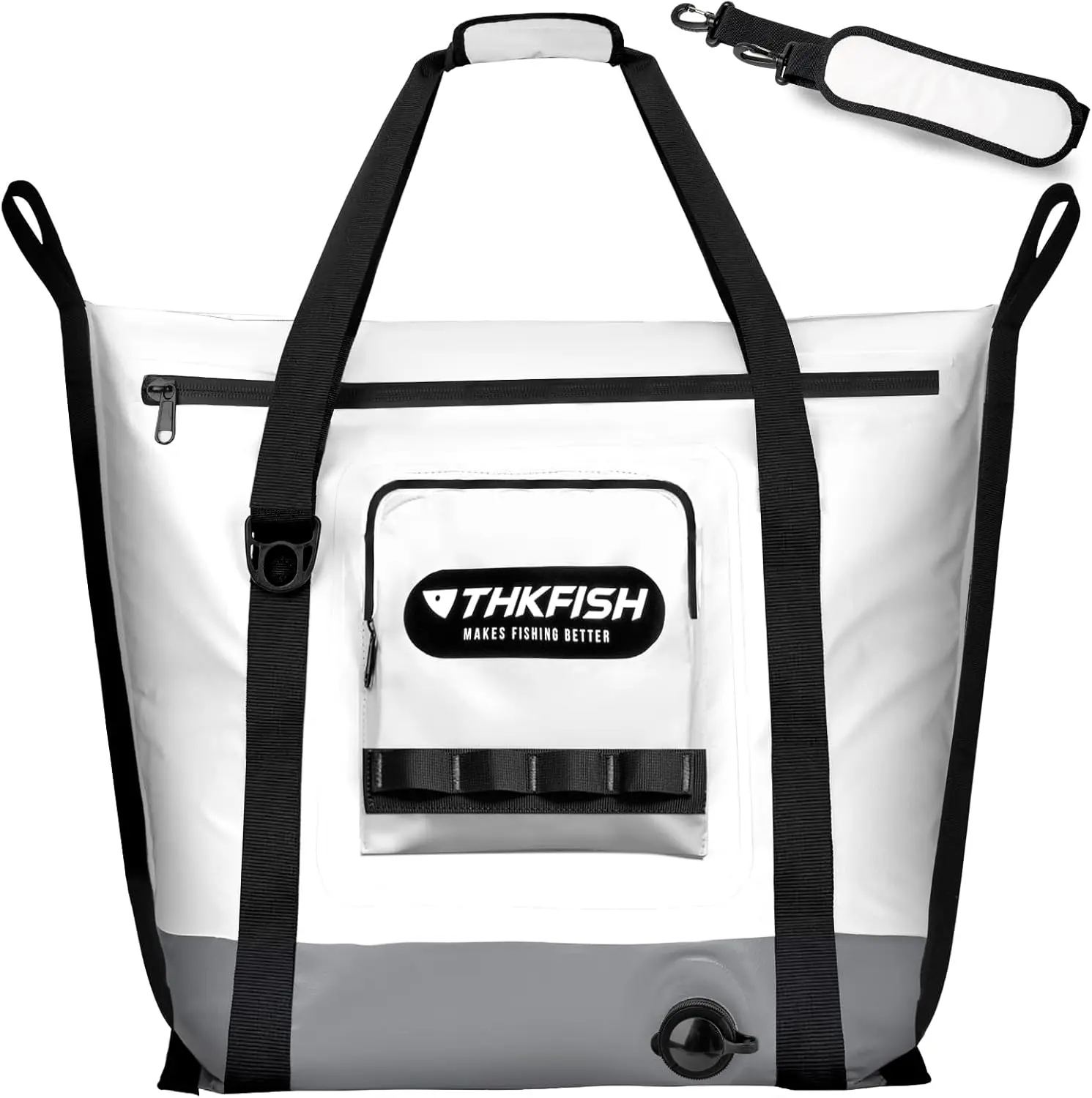 

Insulated Fish Cooler Bag 25x17.5in Portable Soft Cooler for Fishing, Beach, Camping, Picnic, 24HR Cold Retention