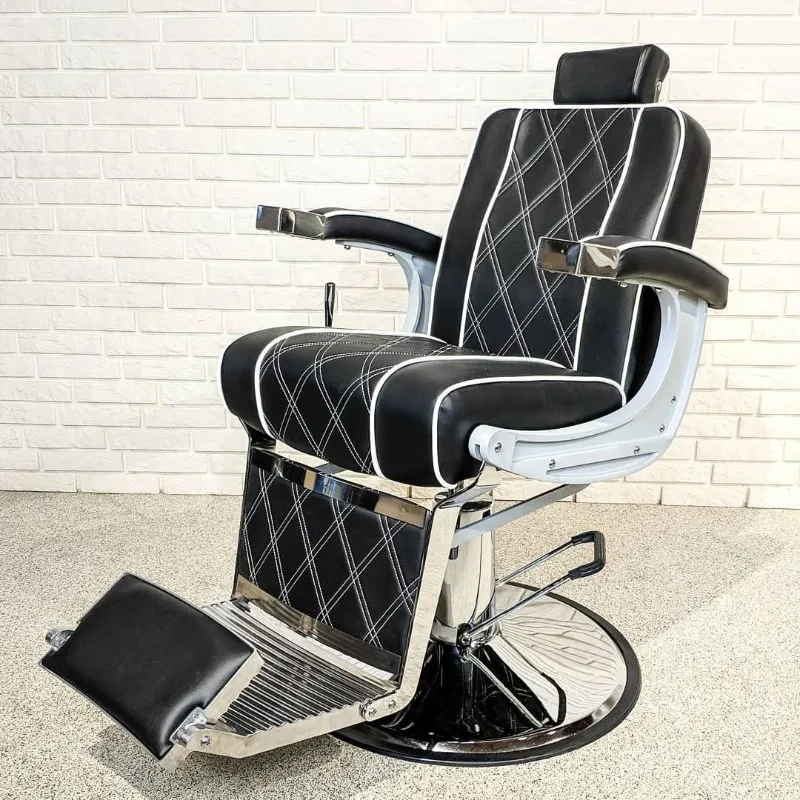 Portable Durable Antique Barber Chair for Men Black Salon Beauty Chair With Popular for Sale