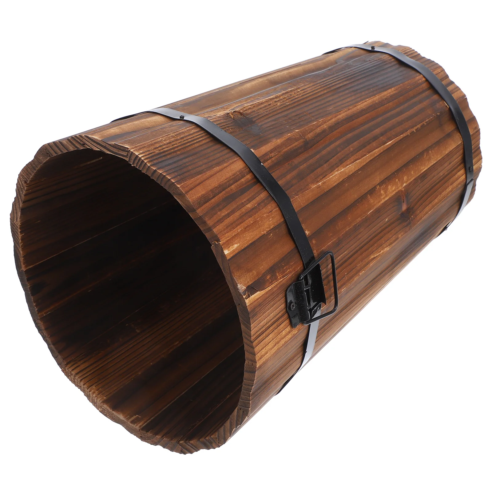 

Retro Umbrella Bucket Wood Holder St Storage for Rain Umbrellas Walking Stick Fan ganizer Space saving Entryway