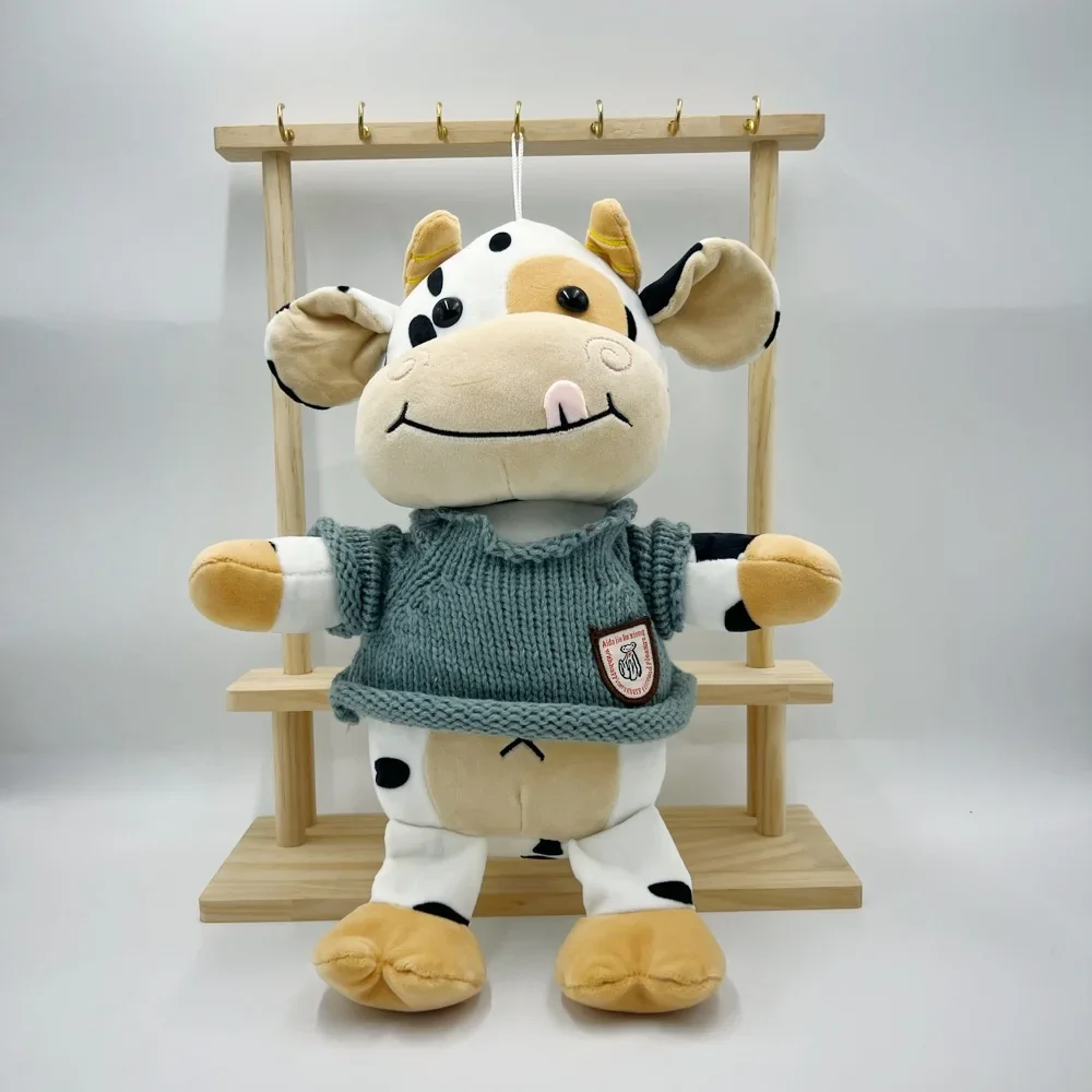40CM plush toy cow doll soft cloth PP cotton filling zodiac cute birthday gift for children's favorite