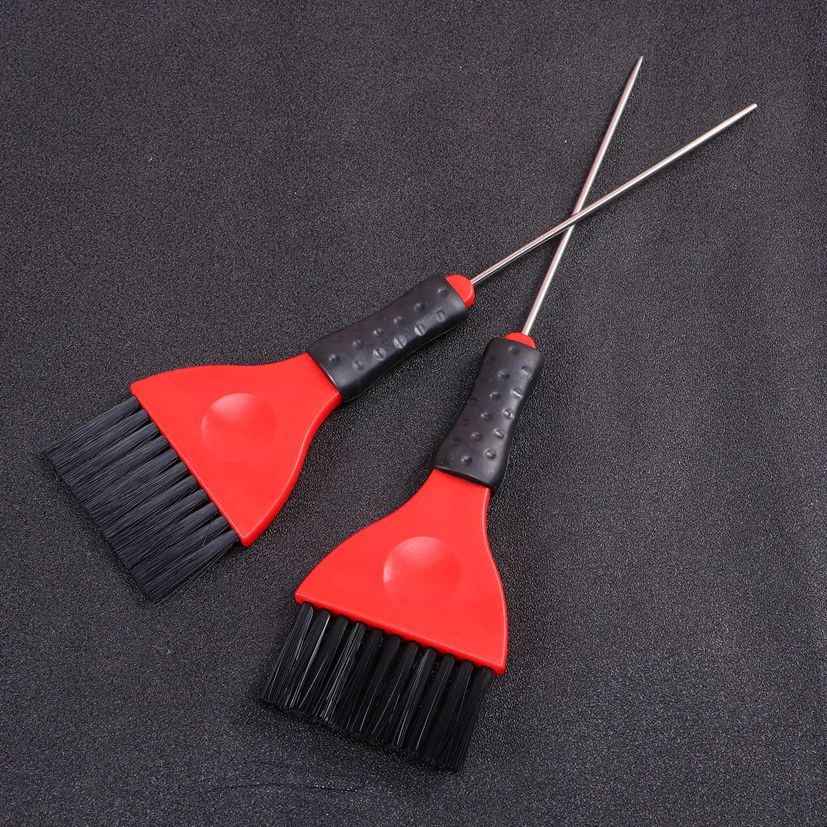 2 uds cepillo para teñir el cabello mango de plástico salón duradero uso doméstico herramienta de cola de Pin para tratamiento de colorear aplicación de queratina tinte para el cabello