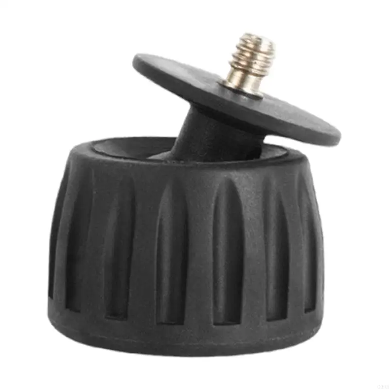 

G99B Universal Nonslip Rubber Tripod Leg Base 1/4 to 3/8 Thread Rotating Foot Pad