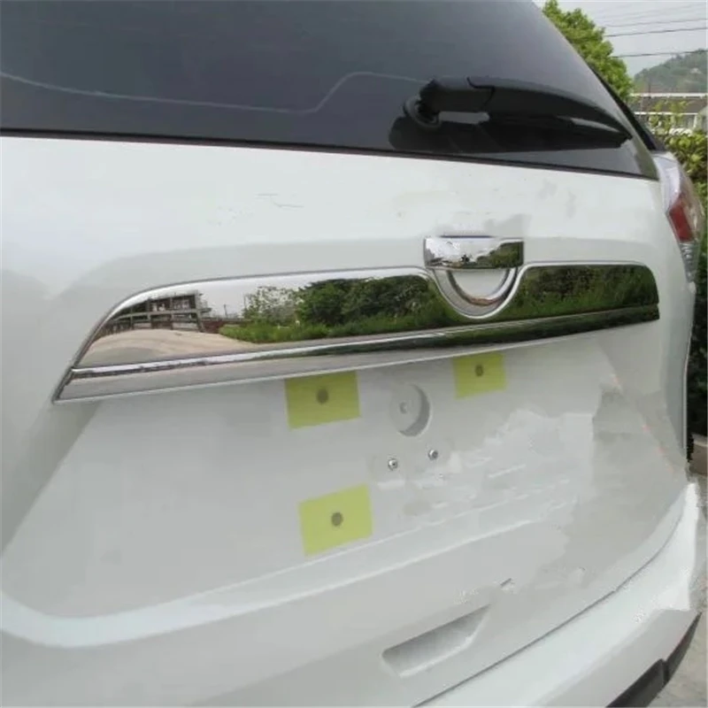 

WELKINRY For Nissan X-Trail T32 3rd Gen 2014-2020 Rogue 2nd Gen ABS Chrome Car Tail Rear Box Gate Door Trunk Boot Lid Cover Trim