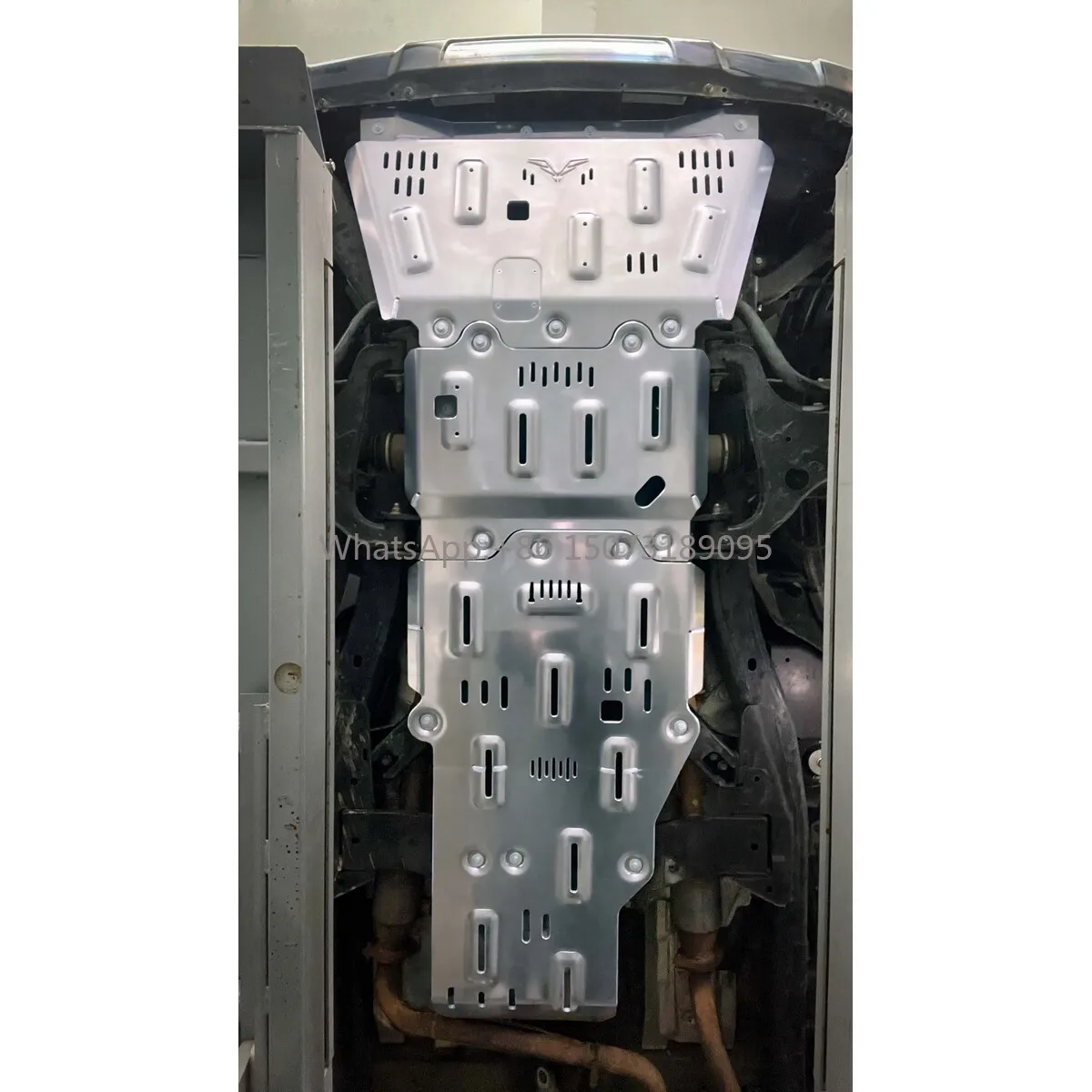 8 مللي متر نيسان تيتان اكسسوارات التغطية الكاملة لوحة التزلج Al-Mg سبيكة الحماية على الطرق الوعرة #1