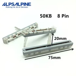 1pcs,Straight slip potentiometer,50KB,8Pin,DCV1011,Disc player speed putter,DDJ-400 800 RR SR2 ERGOV FLX6 CMX-3000 5000