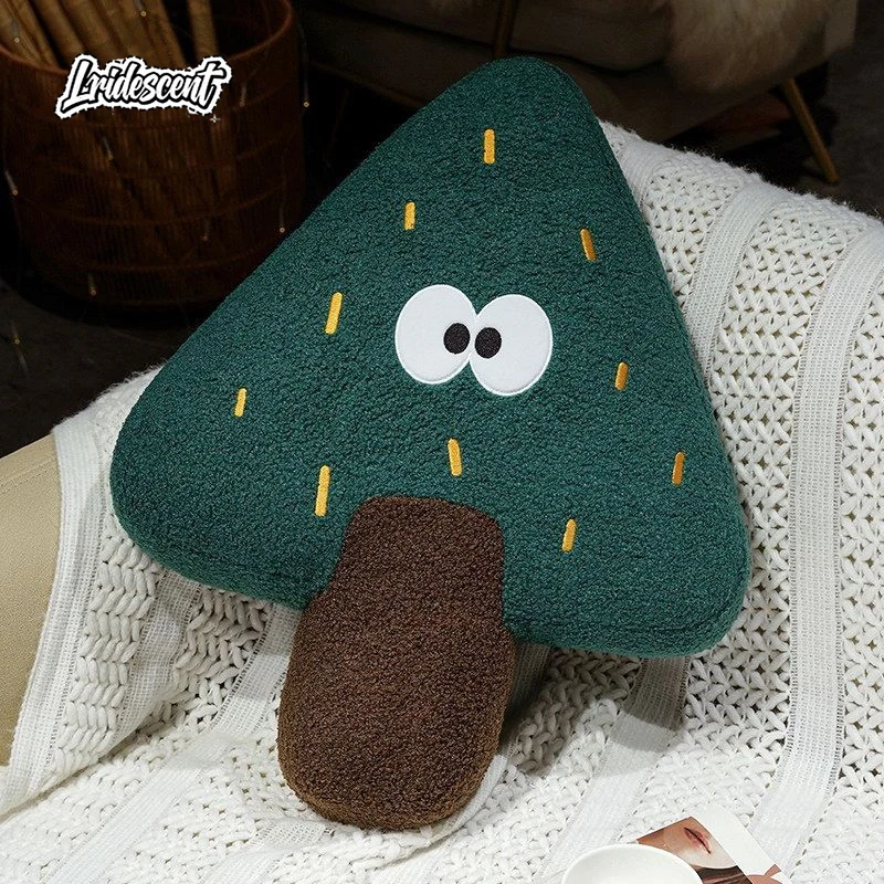 

Small Tree Plush Pillow Cute Cartoonish and Whimsical Decorative Bedside Backrest Cushion Festival Gift for Friends and Besties