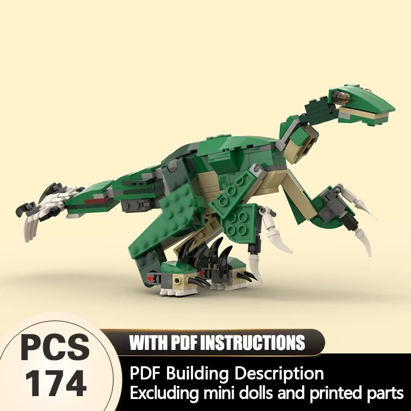 

Creators Animal Series Model MOC Building Bricks Balaur Bondoc Modular Technology Gifts Holiday Assemble Children Toys Suit