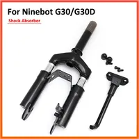 Front Fork Shock Absorber with Kickstand For Ninebot G30 G30D Max Electric Scooter Absorber Hydraulic Cushioning Modified