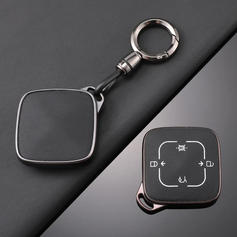 Portability TPU for Zeekr 001 X 2021 2022 2023 for ZEEKR 001 009 4 Button Remote Smart Car Key Case Cover Fob Holder Accessories