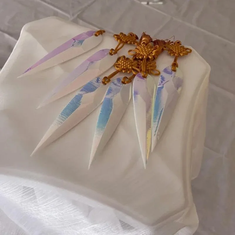 Zoey Cosplay Costume Darts Props for Demon Hunters KPop, 3D Handheld Weapons Boomerang Accessory Halloween Disguise Roleplay