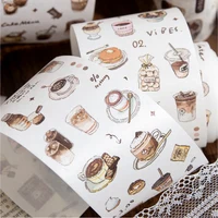 Journal GO 6x200cm Mini Light Life Diary Masking Tape Junk Journal Card Making Scrapbooking Washi Tape Stationery Stickers 3