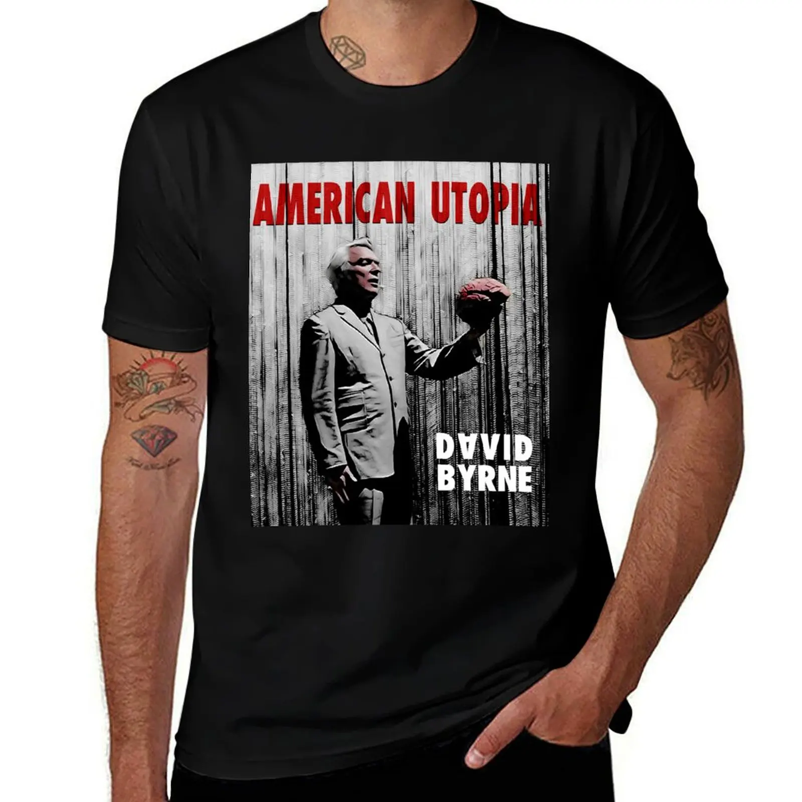 American Utopia by David Byrne Classic T-Shirt cotton t shirt man T-Shirt
