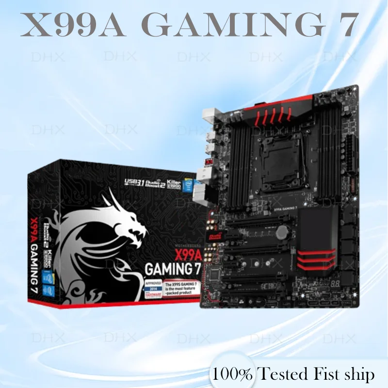 For MSI X99A GAMING 7 Motherboard 128GB LGA 2011-V3 DDR4 ATX Mainboard 100% Tested Fully Work be shipp quickly DH