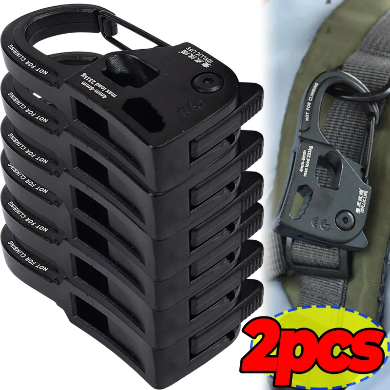 Outdoor Camping Extension Cord - ตัวปรับความตึงเชือกอลูมิเนียมอัลลอยแบบล็อคอัตโนมัติสำหรับเต็นท์ ผ้าใบกันน้ำ เชือกสำหรับตั้งแคมป์ พร้อมระบบปรับความตึงอย่างรวดเร็ว ป้องกันการลื่นไถล