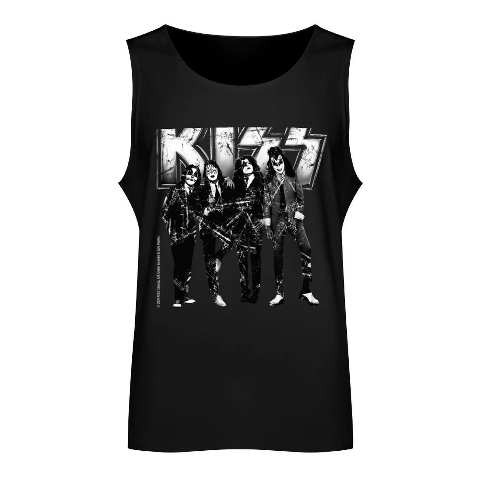 KISS the band Tank Top Top summer anime Vests