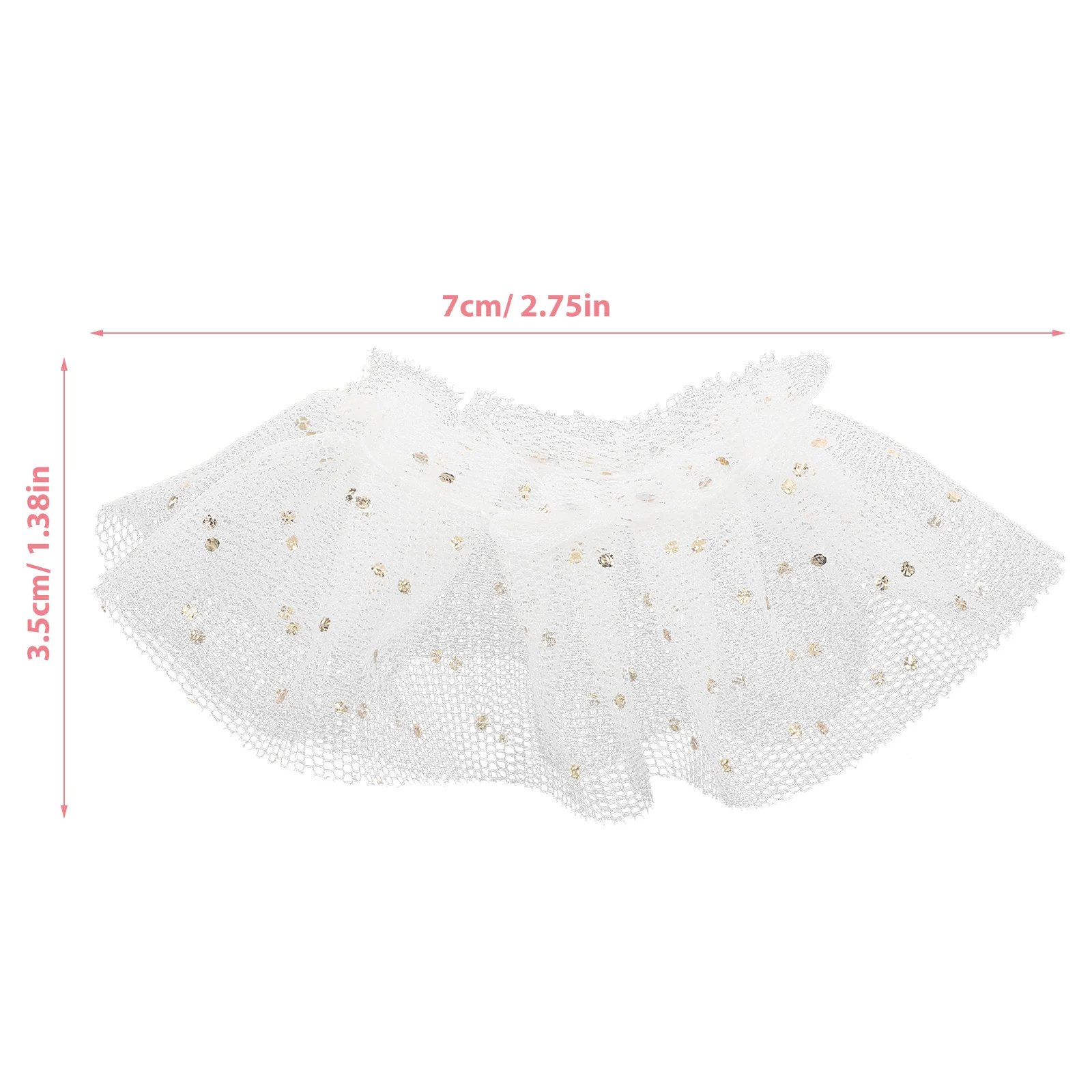 30 Pcs Mini Tutu Skirt Clothes for Decor Christmas Replaceable Reusable Small Accessory Beige Costume Compact