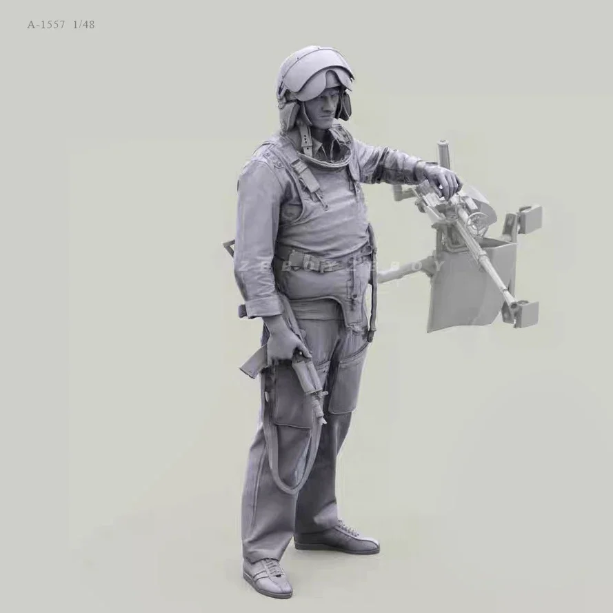 1/48 Resin Soldier model kits figure colorless and self-assembled A-1557