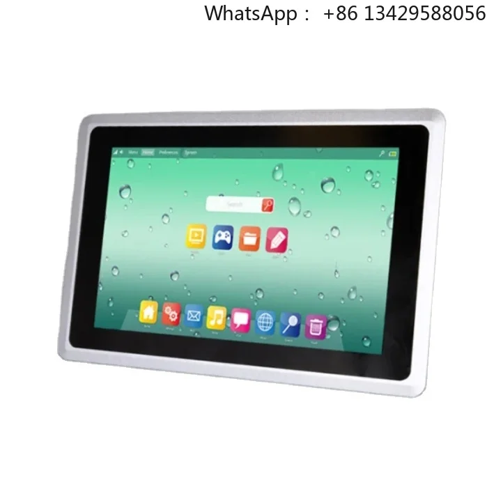Aluminium 15.6 Inch Embedded Industrial Panel Touch Screen PC All-In-One Fanless J6412 with 6COM 6USB 2RJ45 Lan