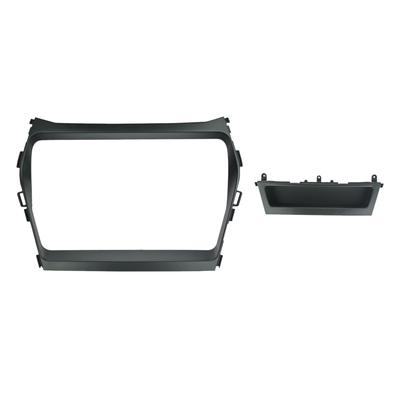 

2 Din Car Radio Fascia for Hyundai IX45 / SANTA FE 15-18 DVD Stereo Frame Plate Adapter Mounting Dash Installation