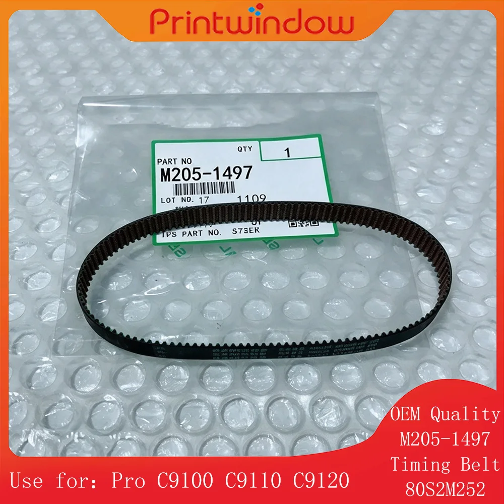 OEM Quality M205-1497 Timing Belt 80S2M252 for Ricoh Pro C9100 C9110 C9120 2nd Transfer Assembly Drive Belt M2051497
