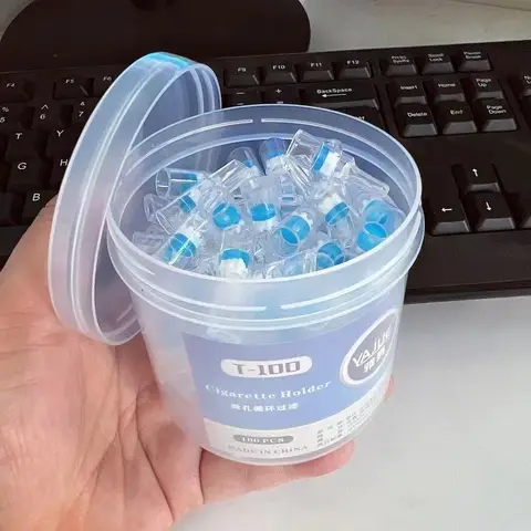 일회용 마우스피스 필터 담배 마우스피스 필터 이중 용도 필터 깨끗한 연기 맑은 폐 일회용 유형