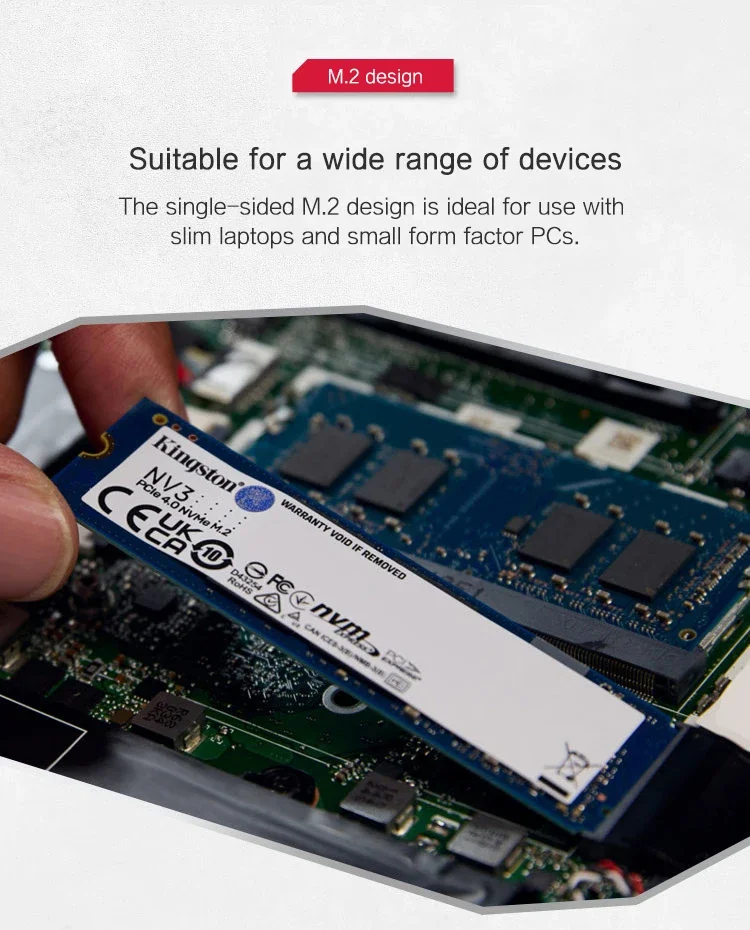 Kingston NV3 M.2 2280 NVMe SSD 高速ソリッドステートドライブ