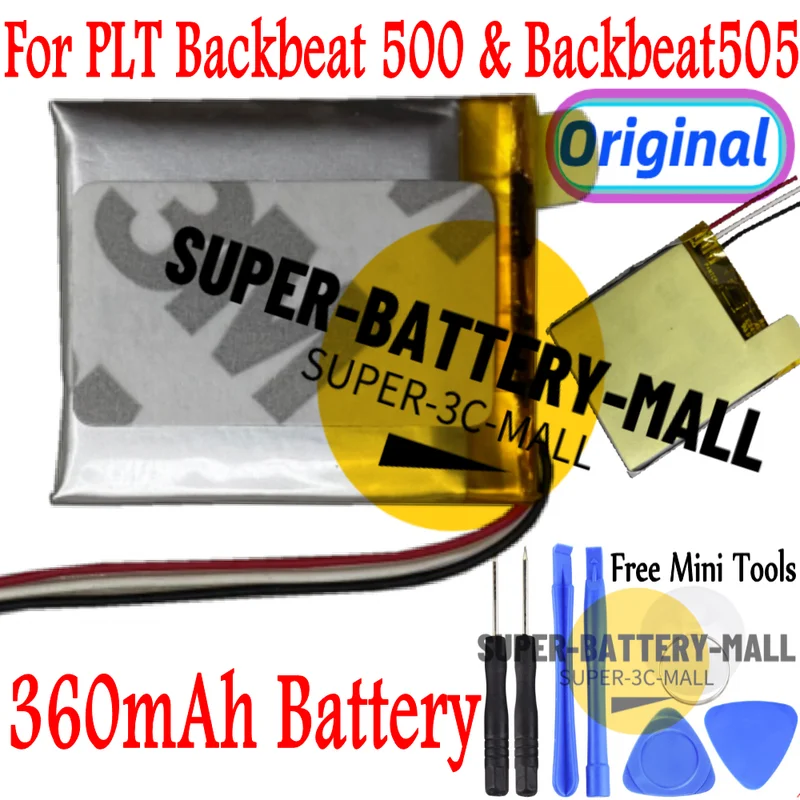 

360 мАч новый оригинальный ремонт аккумулятора для PLT Backbeat 500 и гарнитуры PLT505