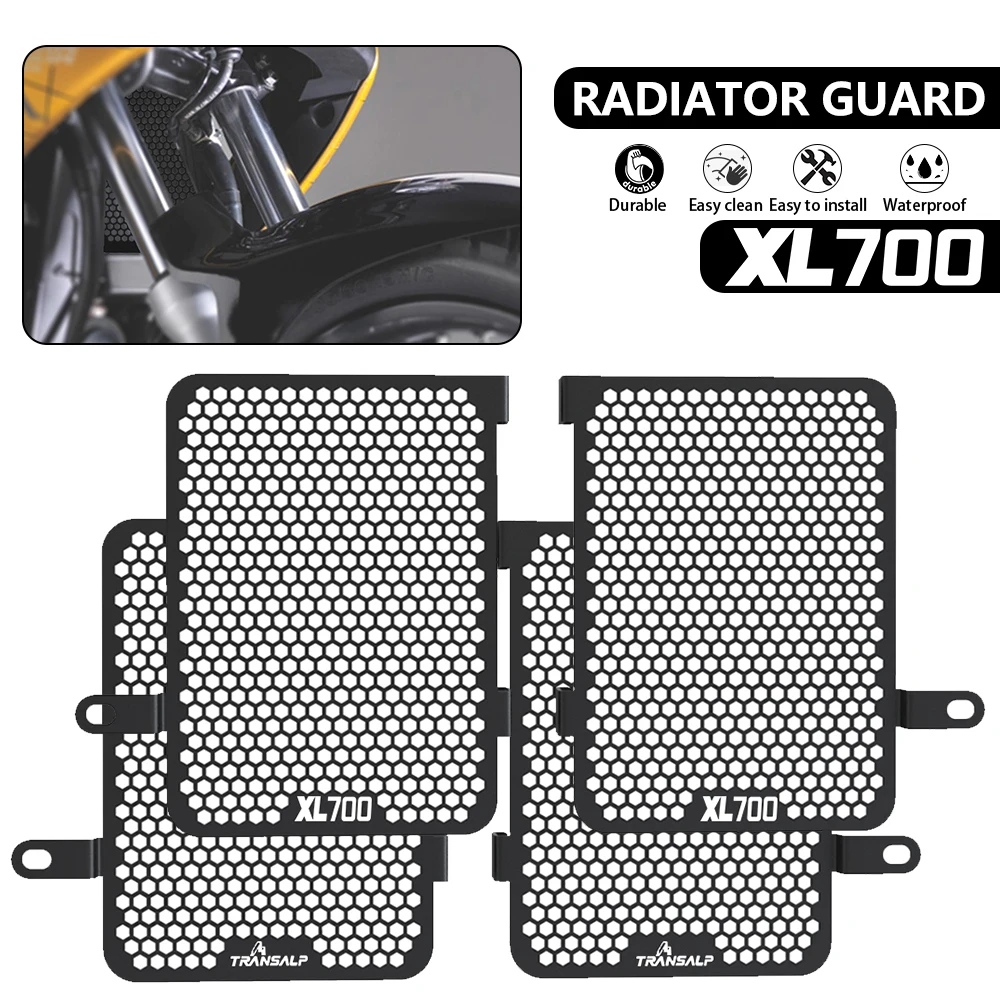 

FOR Honda XL700V XL 700 V TRANSALP XL 750V Transalp 2008- 2021 2022 Radiator Guard Cover Protector Motorcycle Oil Cooler Cover