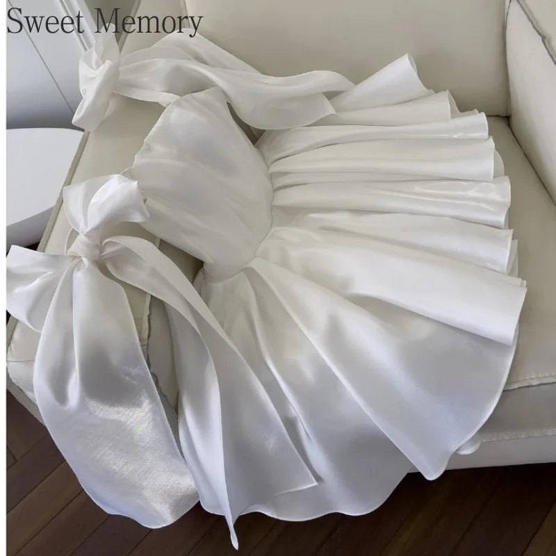 Customized M156 Sweet Memory Birthday Short Party Dress Princess Knee Length Wedding Dresses Bride Dresses Quinceanera Dresses