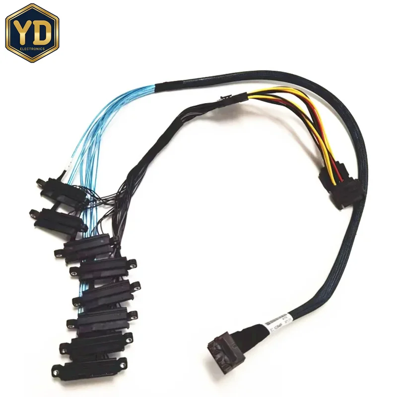 YD 1PCS NEW FOR MOLEX 12G Mini SAS CABLE 2, SFF-8643 to 8. SAS SATA, 8482 HDD Server Raid Data Cable 00KF472 NEW