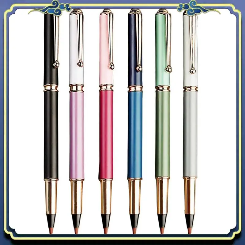 Portable 6Pcs Morandi Calligraphy Pens Hand Lettering Pens For Writing Beginners Chinese Brush Pens